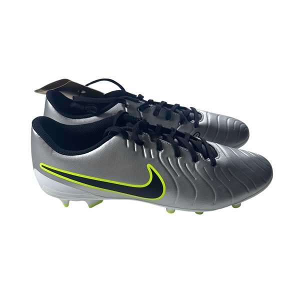 Nike Mercurial Vapor 13 Elite AG Soccer Cleats Silver Volt 11 DV4344 001 Boots - Picture 3 of 9